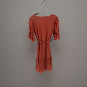 NWT Indigo Rose Womens Dress Sz PM Orange Cottagecore, Boho, Prairie core, Beach